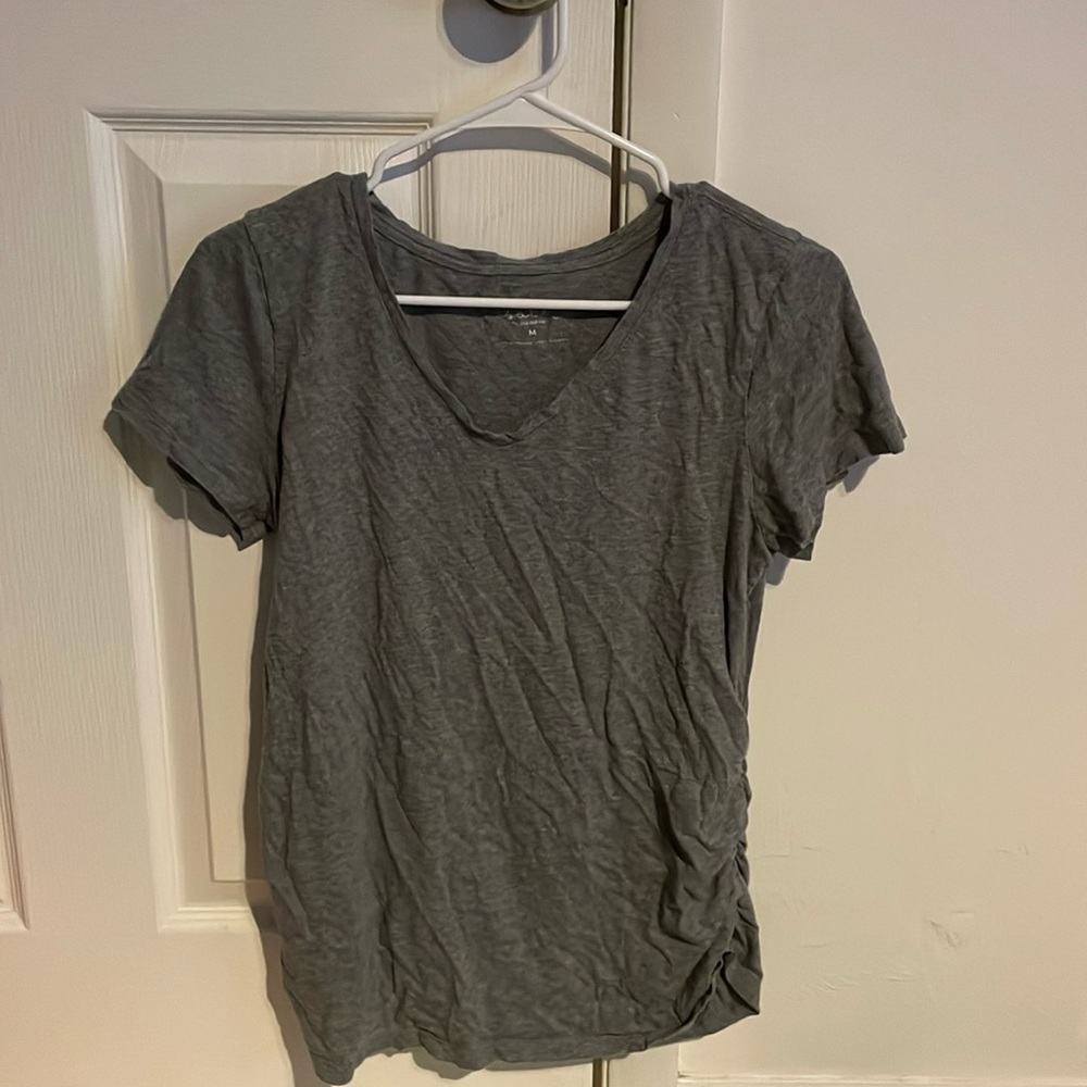 Gray maternity shirt